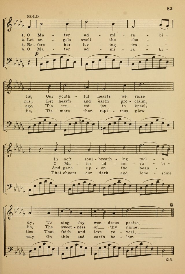 Sunday School Hymn Book page 83