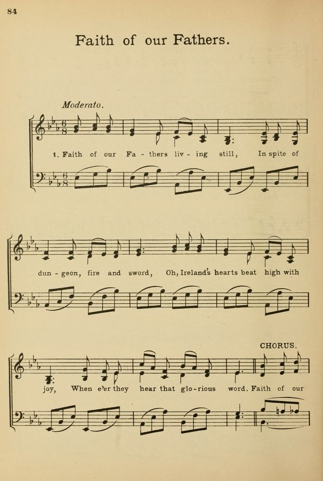 Sunday School Hymn Book page 84