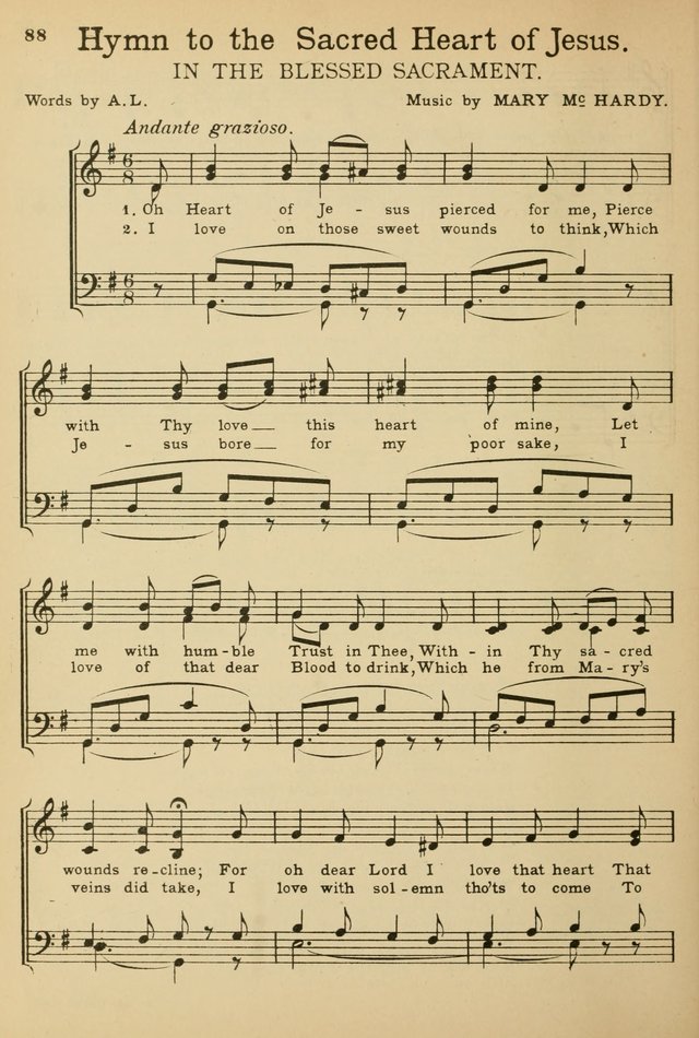 Sunday School Hymn Book page 88