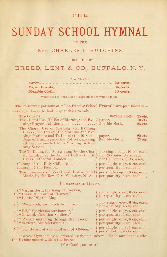 The Sunday School Hymnal  page 207