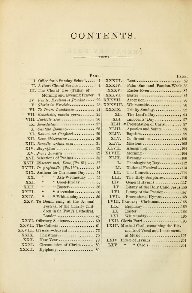 The Sunday School Hymnal  page x