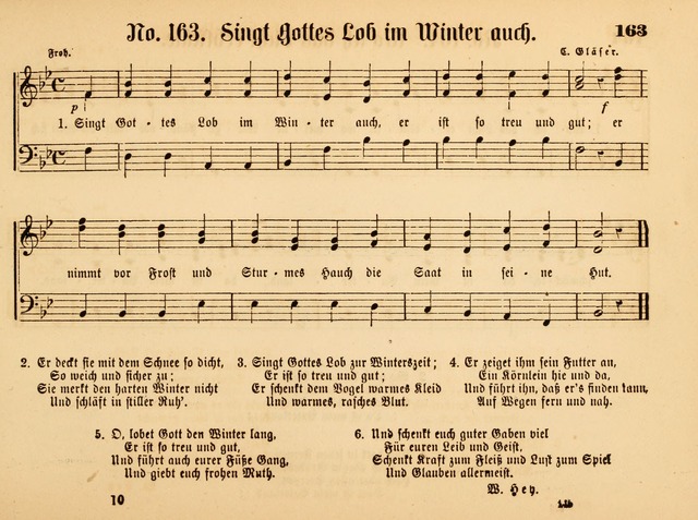 Sonntags-Schul-Harfe: sammlung drei- und vierstimmiger Lieder, Choräle und Responsorien: der Jugend der deutschen evang.-lutherischen Kirche in Amerika (Neuestes Aufl.) page 143