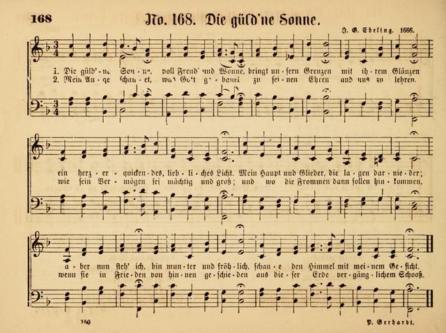 Sonntags-Schul-Harfe: sammlung drei- und vierstimmiger Lieder, Choräle und Responsorien: der Jugend der deutschen evang.-lutherischen Kirche in Amerika (Neuestes Aufl.) page 148