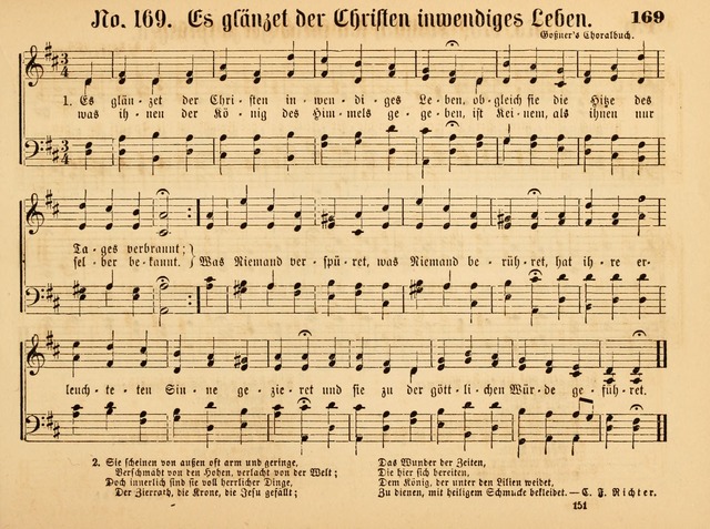 Sonntags-Schul-Harfe: sammlung drei- und vierstimmiger Lieder, Choräle und Responsorien: der Jugend der deutschen evang.-lutherischen Kirche in Amerika (Neuestes Aufl.) page 149