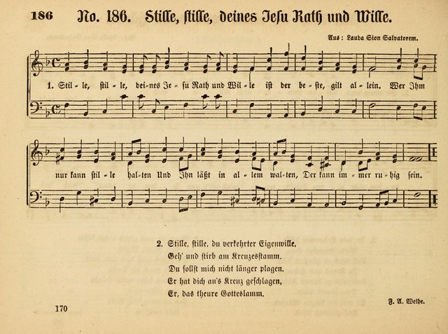 Sonntags-Schul-Harfe: sammlung drei- und vierstimmiger Lieder, Choräle und Responsorien: der Jugend der deutschen evang.-lutherischen Kirche in Amerika (Neuestes Aufl.) page 168