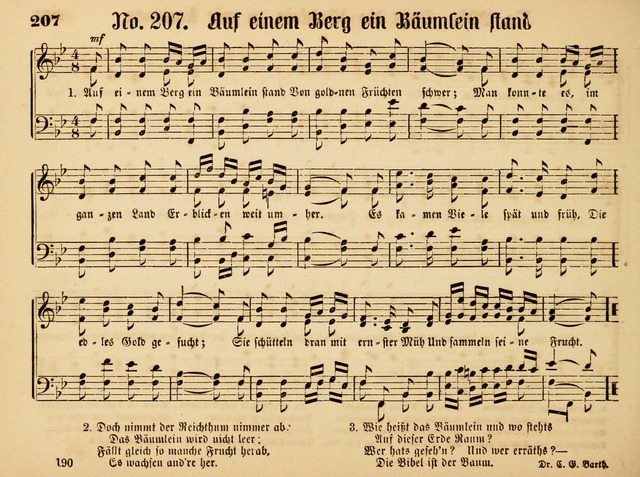 Sonntags-Schul-Harfe: sammlung drei- und vierstimmiger Lieder, Choräle und Responsorien: der Jugend der deutschen evang.-lutherischen Kirche in Amerika (Neuestes Aufl.) page 188