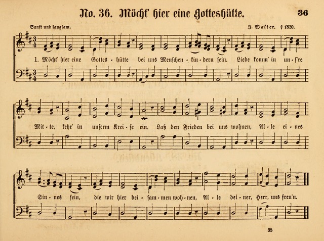 Sonntags-Schul-Harfe: sammlung drei- und vierstimmiger Lieder, Choräle und Responsorien: der Jugend der deutschen evang.-lutherischen Kirche in Amerika (Neuestes Aufl.) page 31