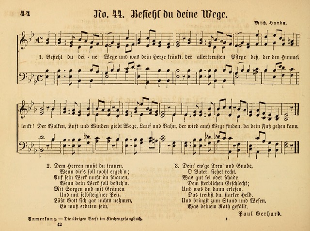 Sonntags-Schul-Harfe: sammlung drei- und vierstimmiger Lieder, Choräle und Responsorien: der Jugend der deutschen evang.-lutherischen Kirche in Amerika (Neuestes Aufl.) page 38