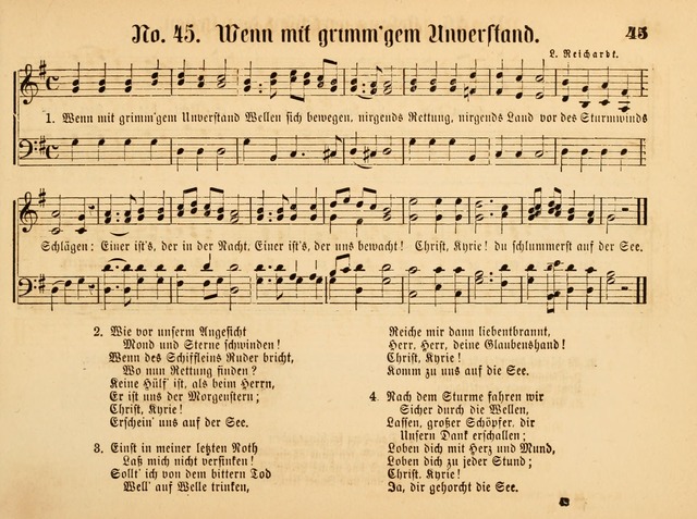 Sonntags-Schul-Harfe: sammlung drei- und vierstimmiger Lieder, Choräle und Responsorien: der Jugend der deutschen evang.-lutherischen Kirche in Amerika (Neuestes Aufl.) page 39