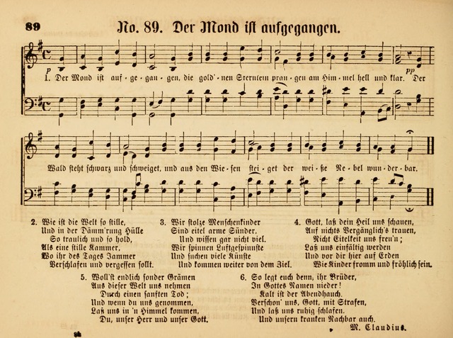 Sonntags-Schul-Harfe: sammlung drei- und vierstimmiger Lieder, Choräle und Responsorien: der Jugend der deutschen evang.-lutherischen Kirche in Amerika (Neuestes Aufl.) page 82