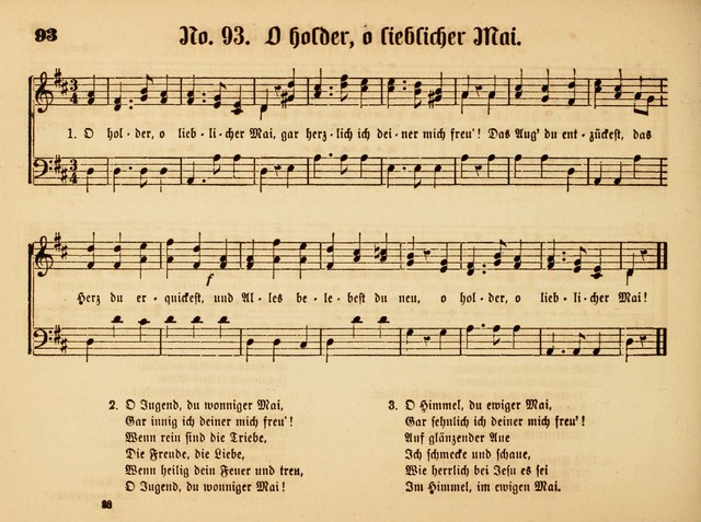 Sonntags-Schul-Harfe: sammlung drei- und vierstimmiger Lieder, Choräle und Responsorien: der Jugend der deutschen evang.-lutherischen Kirche in Amerika (Neuestes Aufl.) page 86