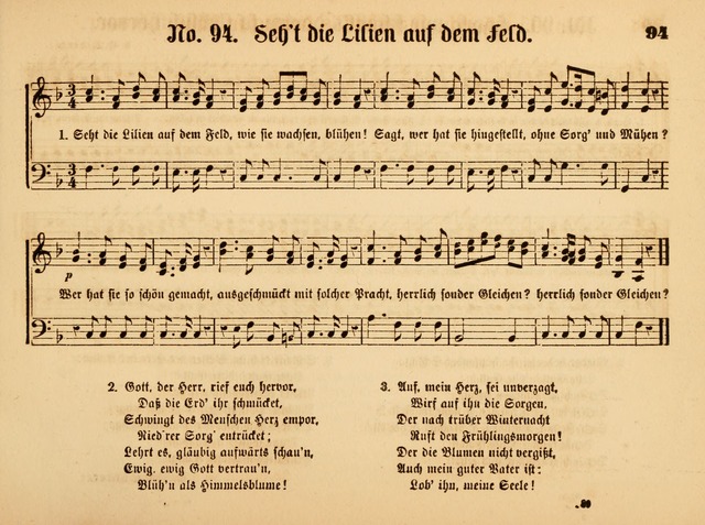 Sonntags-Schul-Harfe: sammlung drei- und vierstimmiger Lieder, Choräle und Responsorien: der Jugend der deutschen evang.-lutherischen Kirche in Amerika (Neuestes Aufl.) page 87