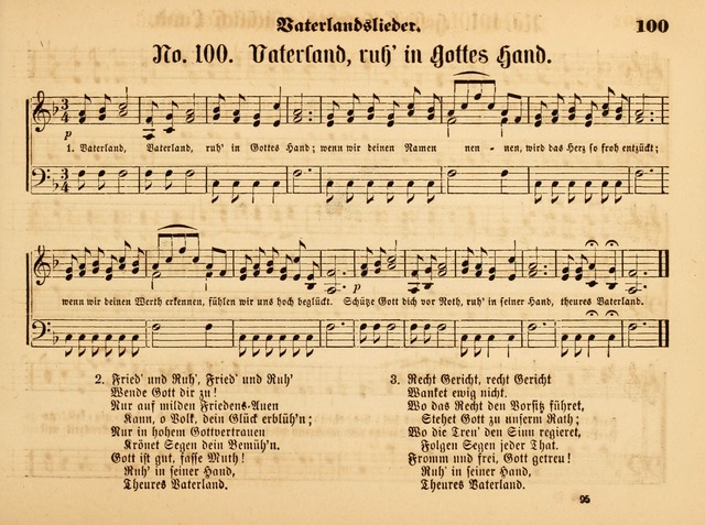 Sonntags-Schul-Harfe: sammlung drei- und vierstimmiger Lieder, Choräle und Responsorien: der Jugend der deutschen evang.-lutherischen Kirche in Amerika (Neuestes Aufl.) page 93