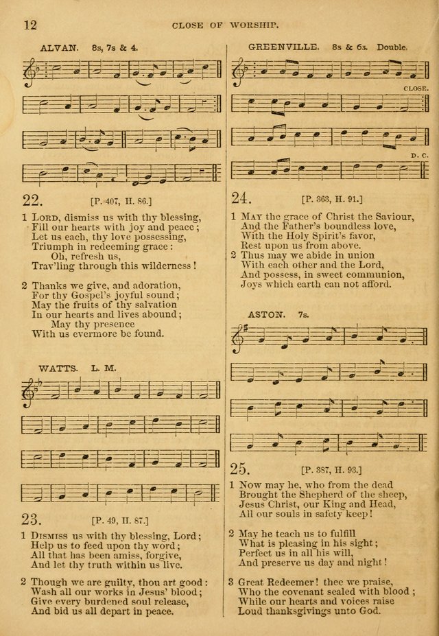 The Sabbath School Hymn and Tune Book: selected from the Sabbath hymn and tune book page 12