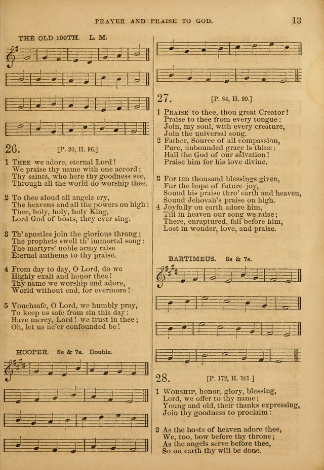 The Sabbath School Hymn and Tune Book: selected from the Sabbath hymn and tune book page 13