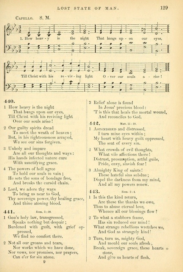 Songs for the Sanctuary: or hymns and tunes for Christian worship page 129