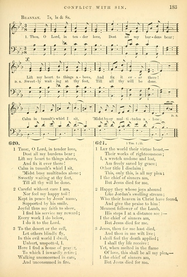 Songs for the Sanctuary: or hymns and tunes for Christian worship page 183