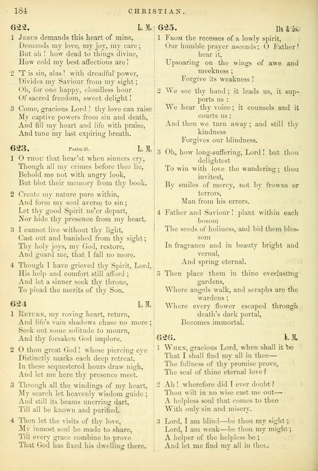 Songs for the Sanctuary: or hymns and tunes for Christian worship page 184