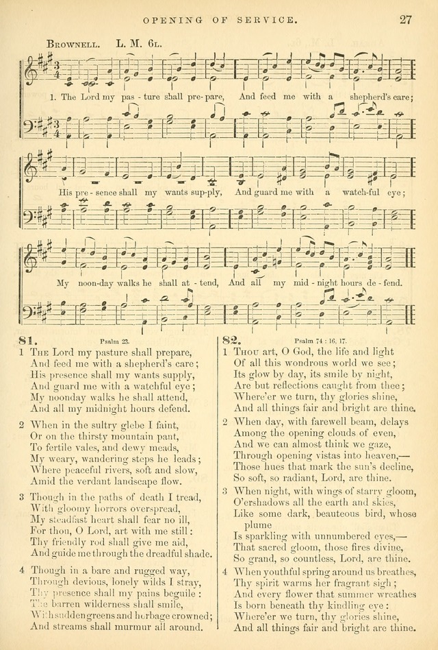 Songs for the Sanctuary: or hymns and tunes for Christian worship page 27