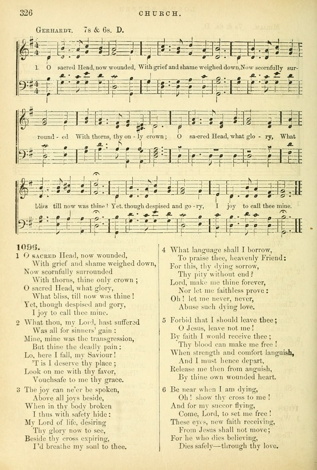 Songs for the Sanctuary: or hymns and tunes for Christian worship page 326