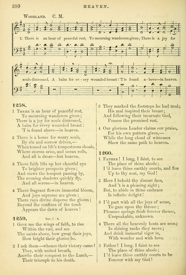 Songs for the Sanctuary: or hymns and tunes for Christian worship page 380