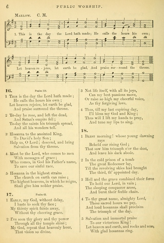 Songs for the Sanctuary: or hymns and tunes for Christian worship page 6