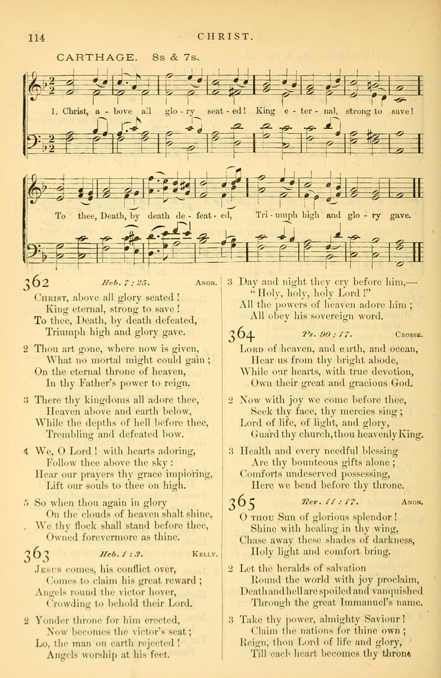 Songs for the Sanctuary: or hymns and tunes for Christian Worship page 115