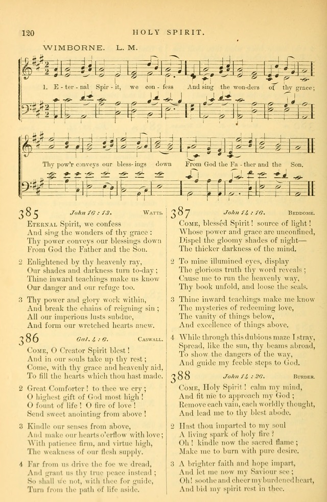 Songs for the Sanctuary: or hymns and tunes for Christian Worship page 121