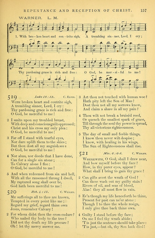 Songs for the Sanctuary: or hymns and tunes for Christian Worship page 158