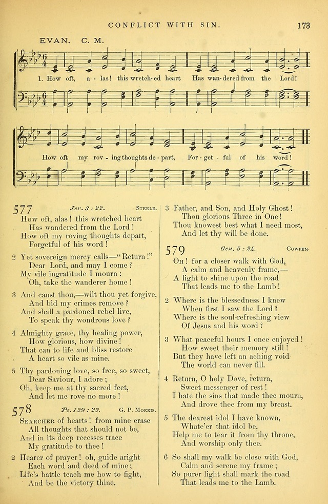 Songs for the Sanctuary: or hymns and tunes for Christian Worship page 174