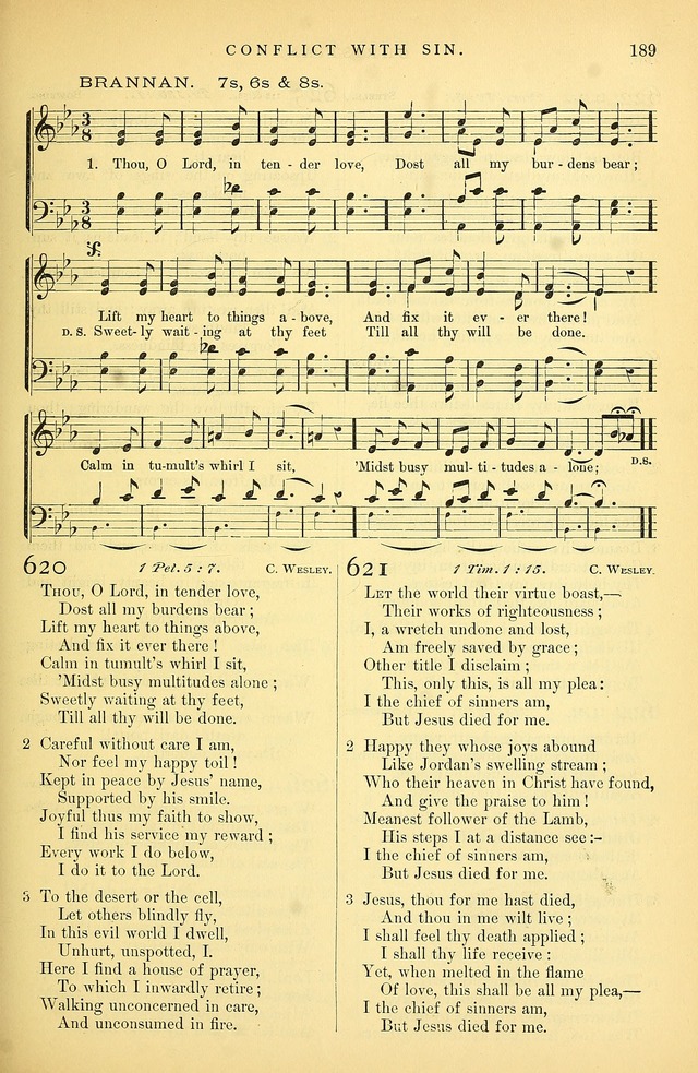 Songs for the Sanctuary: or hymns and tunes for Christian Worship page 190