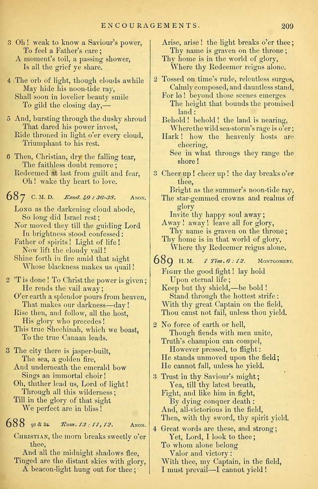 Songs for the Sanctuary: or hymns and tunes for Christian Worship page 210