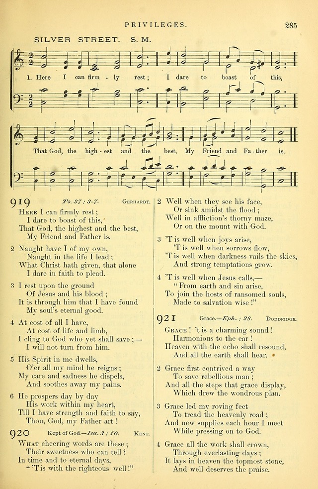 Songs for the Sanctuary: or hymns and tunes for Christian Worship page 286