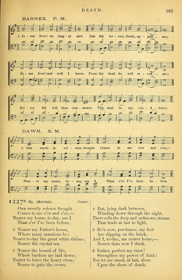 Songs for the Sanctuary: or hymns and tunes for Christian Worship page 384