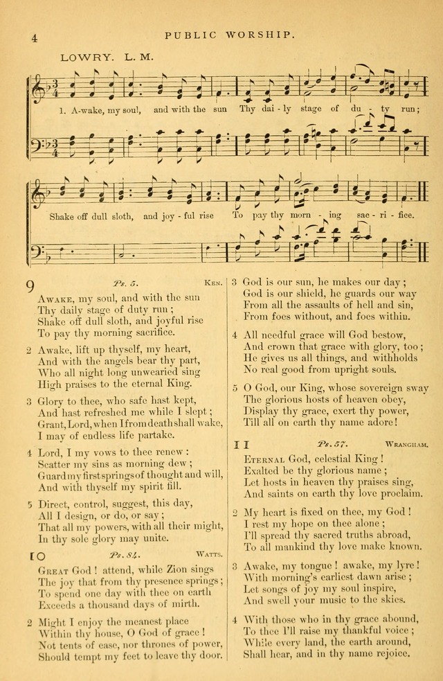 Songs for the Sanctuary: or hymns and tunes for Christian Worship page 5