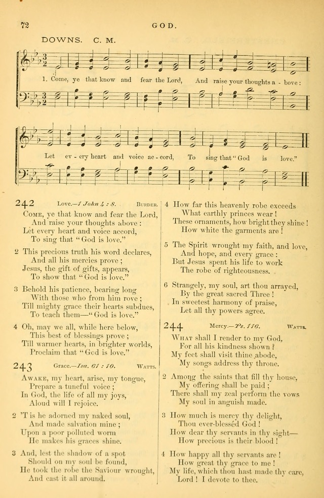 Songs for the Sanctuary: or hymns and tunes for Christian Worship page 73