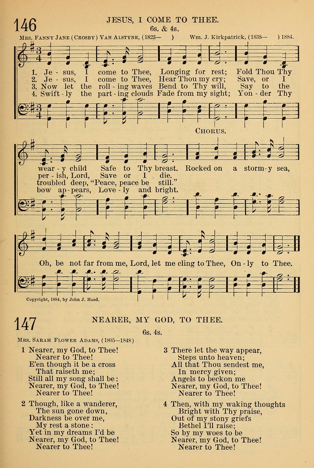 The Sunday School Hymnal: with offices of devotion page 133