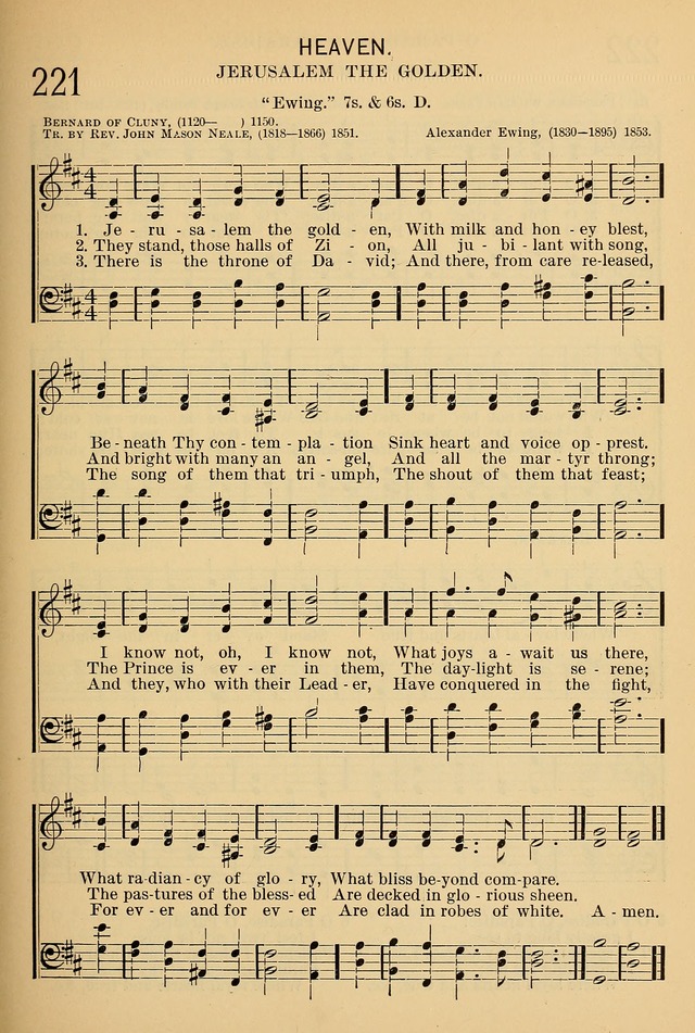 The Sunday School Hymnal: with offices of devotion page 203