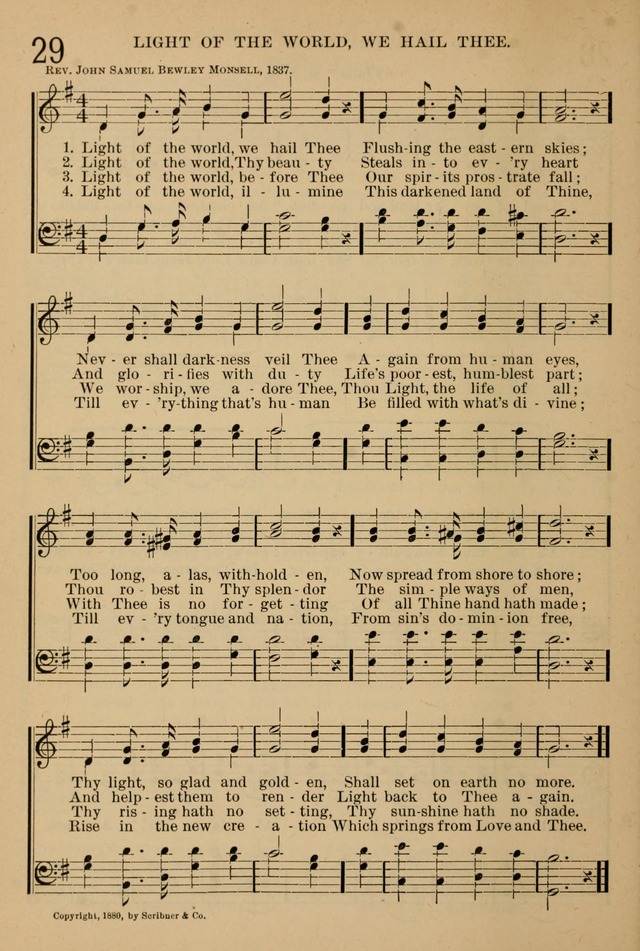 The Sunday School Hymnal: with offices of devotion page 22