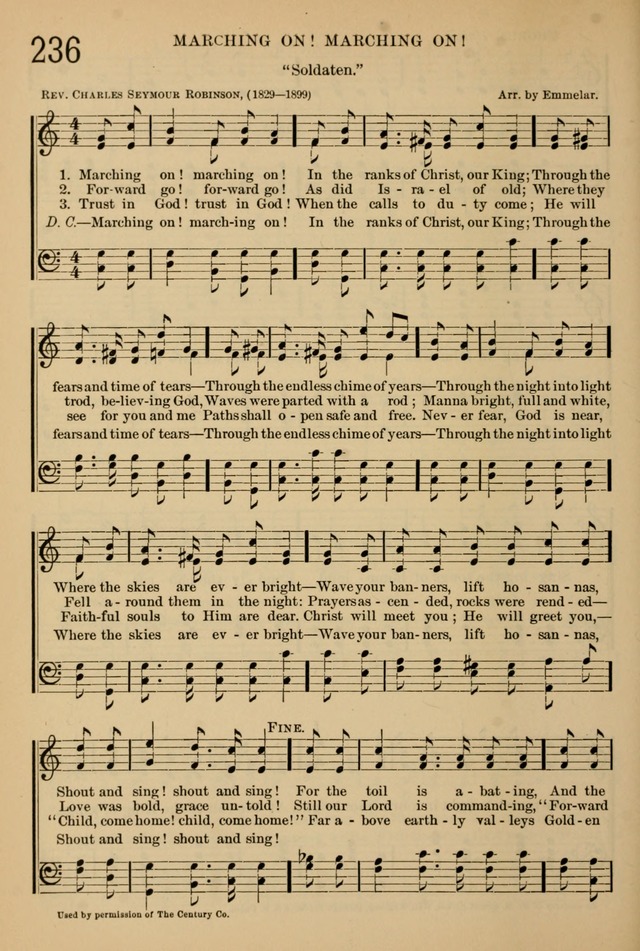 The Sunday School Hymnal: with offices of devotion page 220