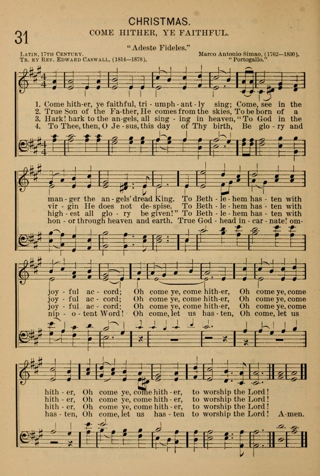 The Sunday School Hymnal: with offices of devotion page 24