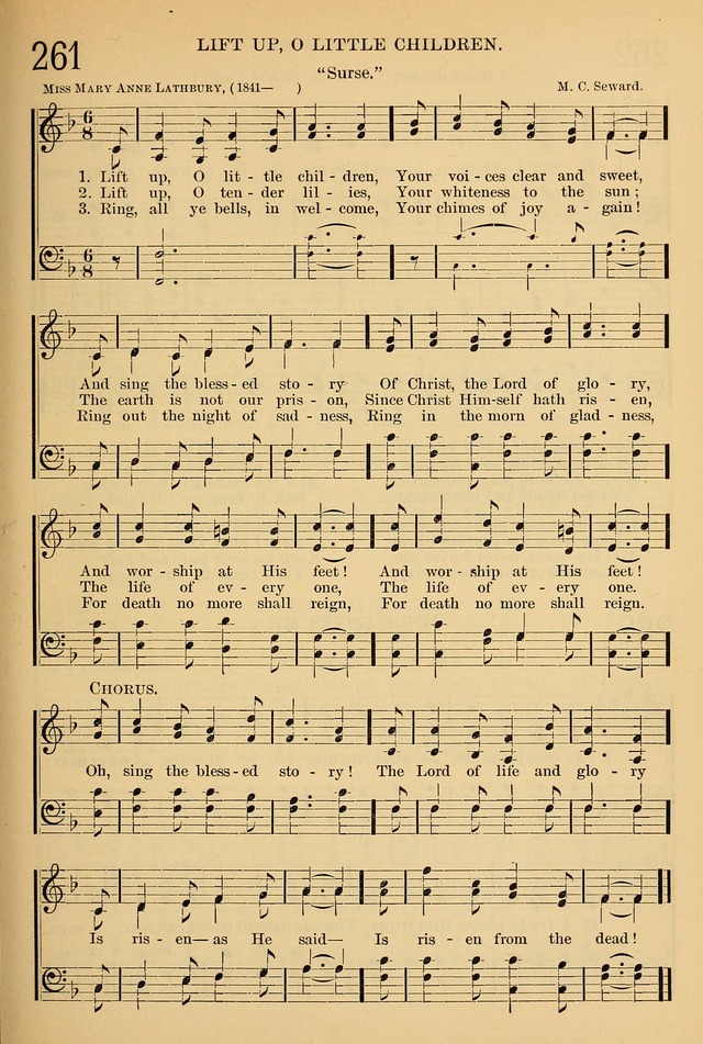 The Sunday School Hymnal: with offices of devotion page 245