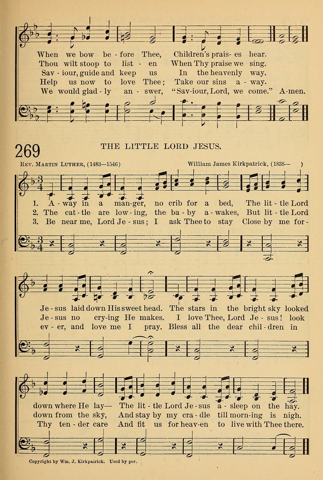 The Sunday School Hymnal: with offices of devotion page 251