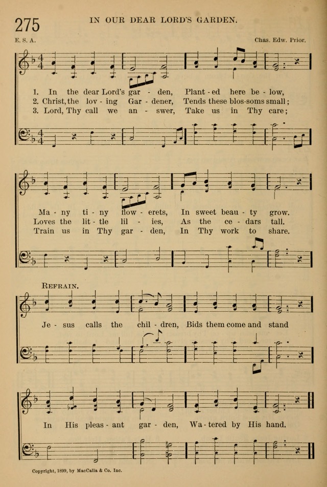 The Sunday School Hymnal: with offices of devotion page 256