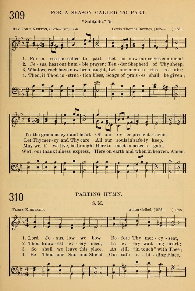 The Sunday School Hymnal: with offices of devotion page 281