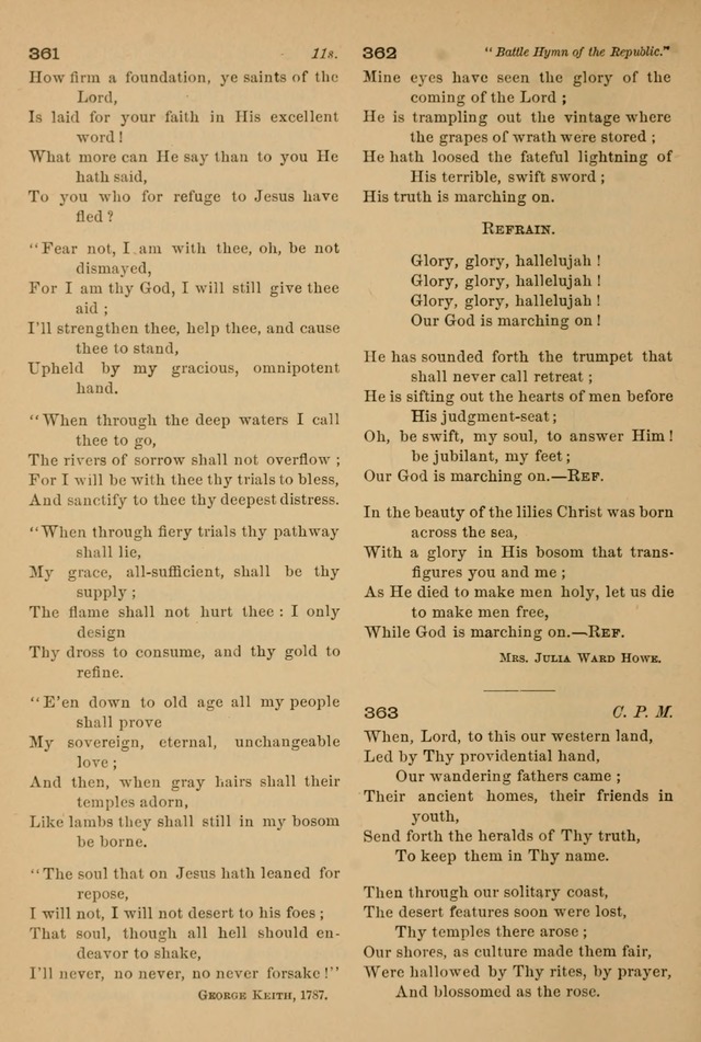 The Sunday School Hymnal: with offices of devotion page 308