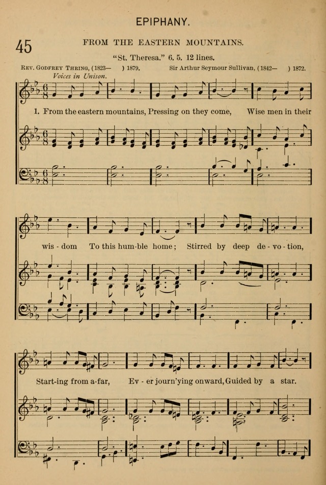 The Sunday School Hymnal: with offices of devotion page 38