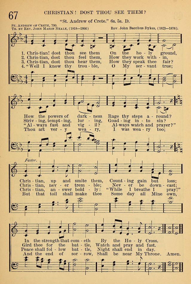 The Sunday School Hymnal: with offices of devotion page 61