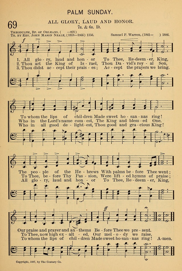 The Sunday School Hymnal: with offices of devotion page 63