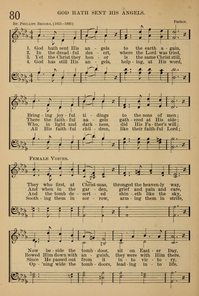 The Sunday School Hymnal: with offices of devotion page 74